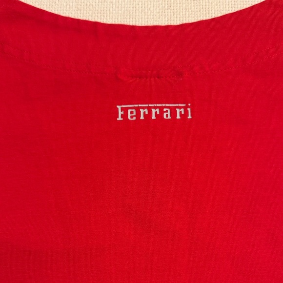 Ferrari Red Womens' Short Sleeve Tee with Shield Logo Size 2 - great condition - Picture 12 of 12